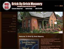 Tablet Screenshot of brickbybrickmasonry.net